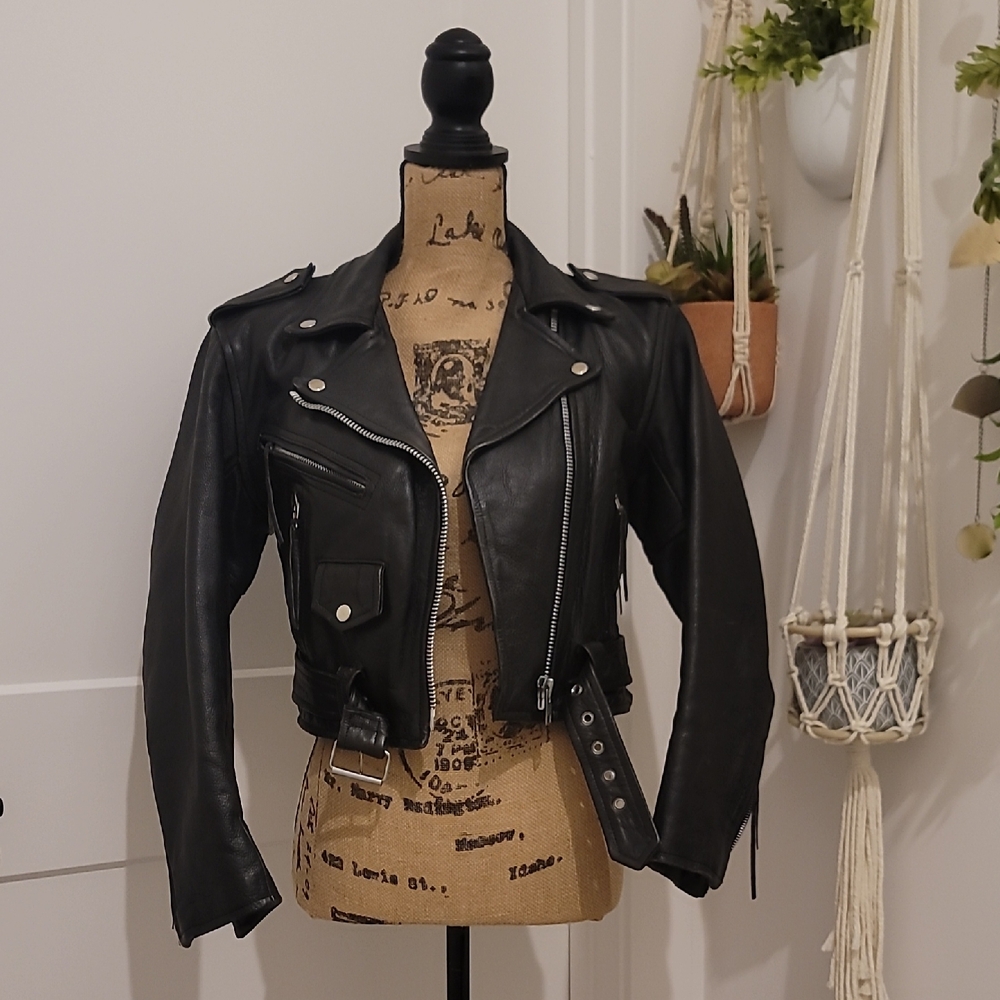 Unik Black Leather Jacket
